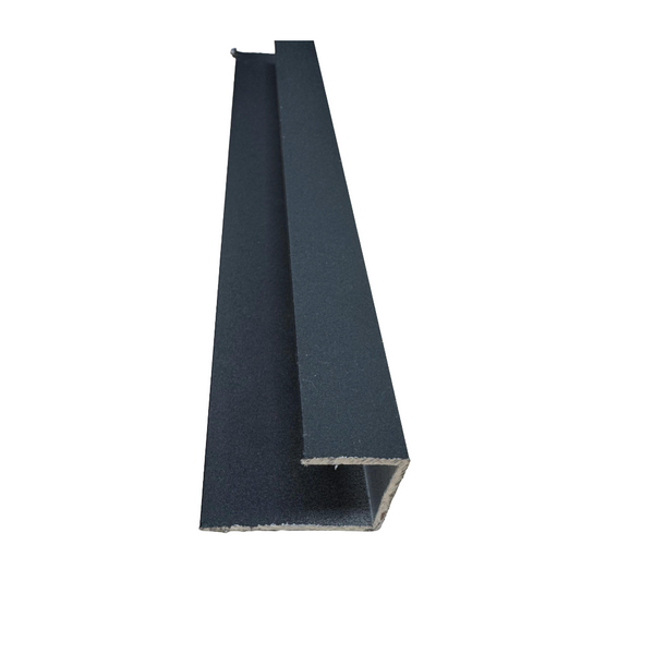 Aluminium U-Profiel Charcoal Black