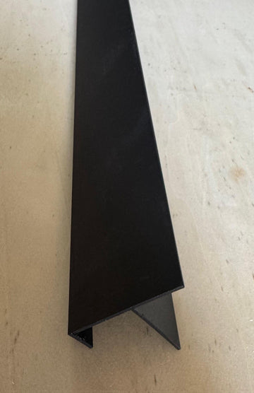 Aluminium F-Profile Walnut