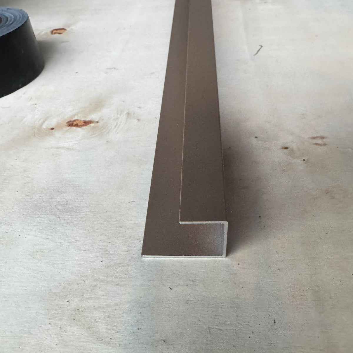 Aluminium U-profile Teak
