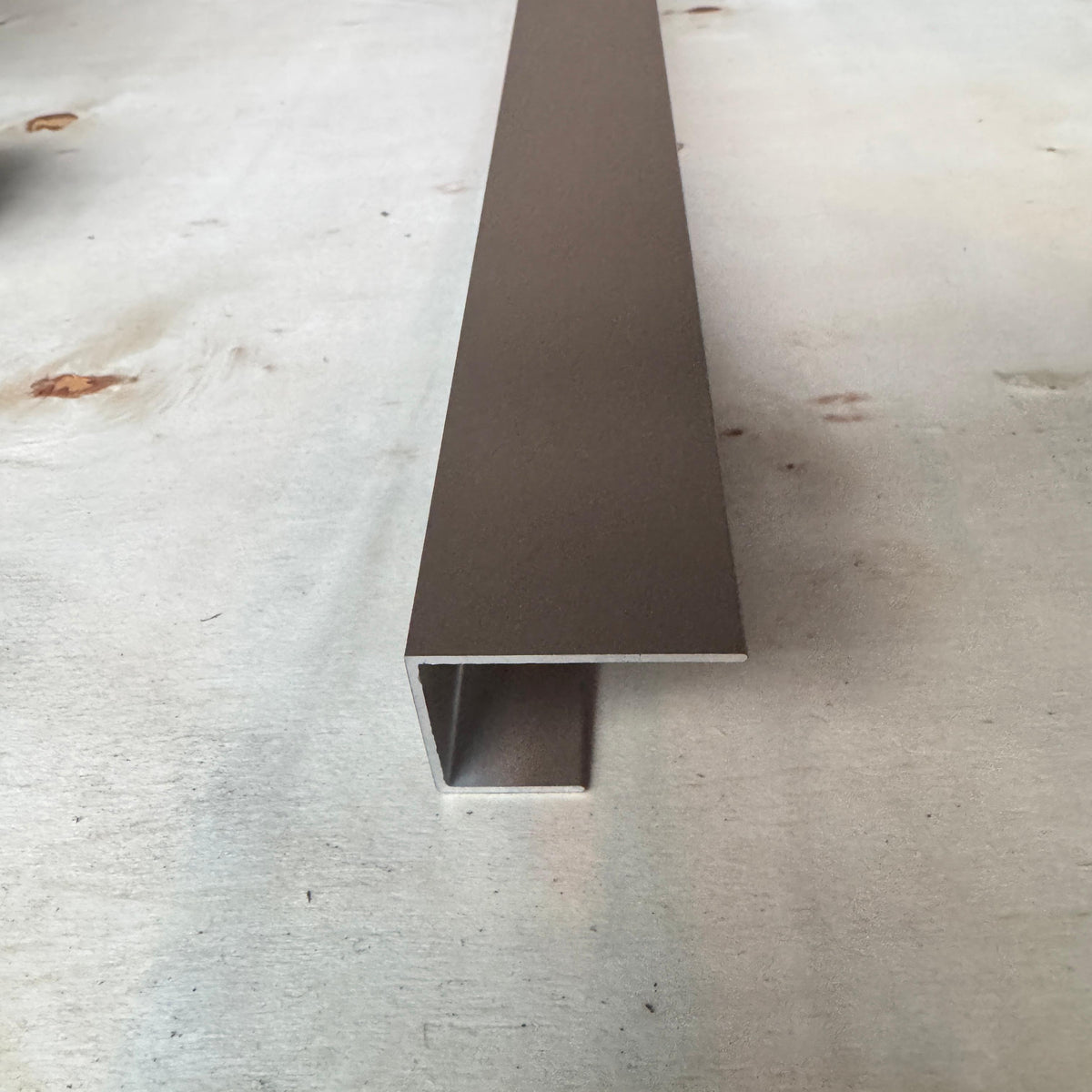 Aluminium U-profile Teak