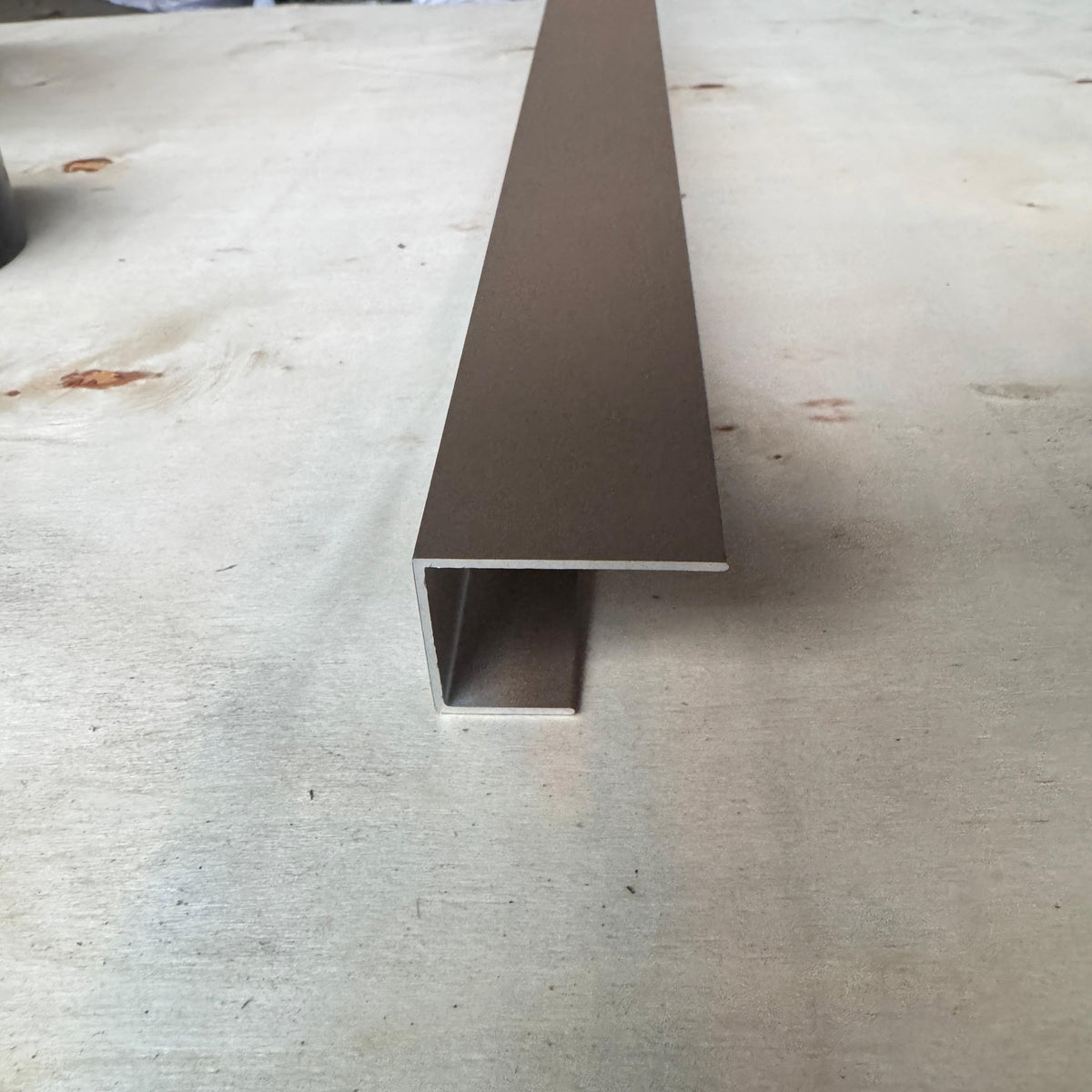 Aluminium U-profile Teak
