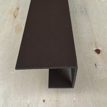 Aluminium U-Profil Walnuss