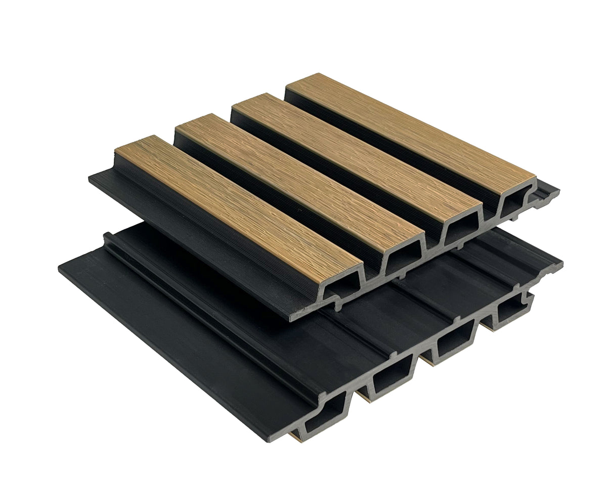 Composiet Gevelbekleding -Bicolor Smokey Oak Black