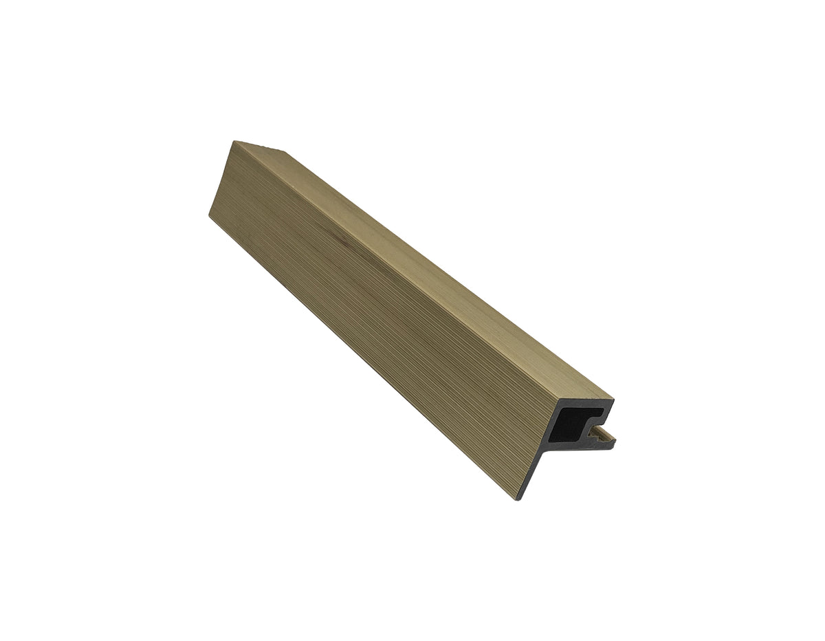 Verbundstoff-Winkelprofil Außenecke Olive Black