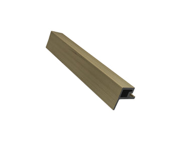 Verbundstoff-Winkelprofil Außenecke Olive Black