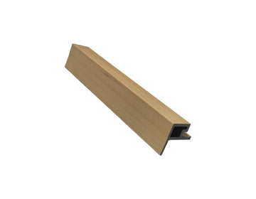 Verbundwerkstoff-Eckprofil Außenecke Smokey Oak Black
