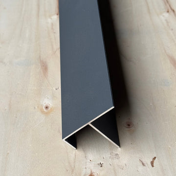 Aluminium-F-Profil Anthrazit