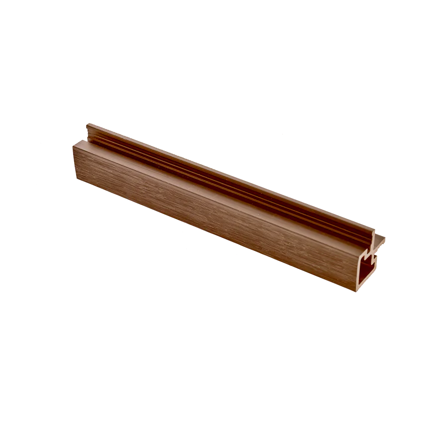 Hoekprofiel 290cm voor oneven panelen࠰ kleur: Royal Teak ࠰
