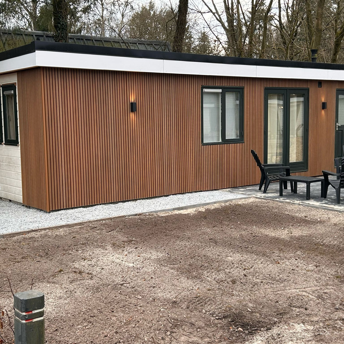 Composite Cladding - Smokey Teak